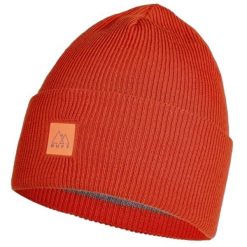 Czapka dla dorosłych Buff Crossknit Hat. Czerwone czapki męskie Buff, bez wzorów, sportowe. Za 107.60 zł.
