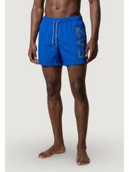 EA7 Emporio Armani Szorty kąpielowe 7M002001 AF14497 MB015 Niebieski Regular Fit. Niebieskie kąpielówki męskie EA7 Emporio Armani, m, bez wzorów, z syntetyku. Za 249.99 zł.