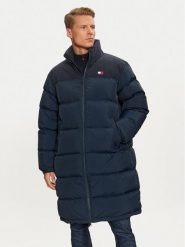Tommy Jeans Kurtka puchowa Alaska DM0DM20605 Granatowy Regular Fit. Niebieskie kurtki męskie Tommy Jeans, m, bez wzorów, z jeansu, bez ramiączek, bez kaptura. Za 819.99 zł.