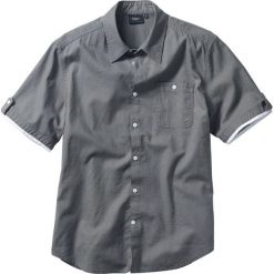 Koszula z lnem bonprix dymny szary. Szare koszule męskie bonprix, na lato, m, bez wzorów, z bawełny, bez kołnierzyka, bez ramiączek. Za 79.99 zł.