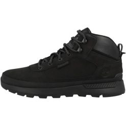 Botki Timberland Field Trekker Mid czarne. Czarne buty zimowe męskie Timberland, na zimę, bez wzorów, z gumy, eleganckie, bez obcasa, bez zapięcia. Za 542.60 zł.
