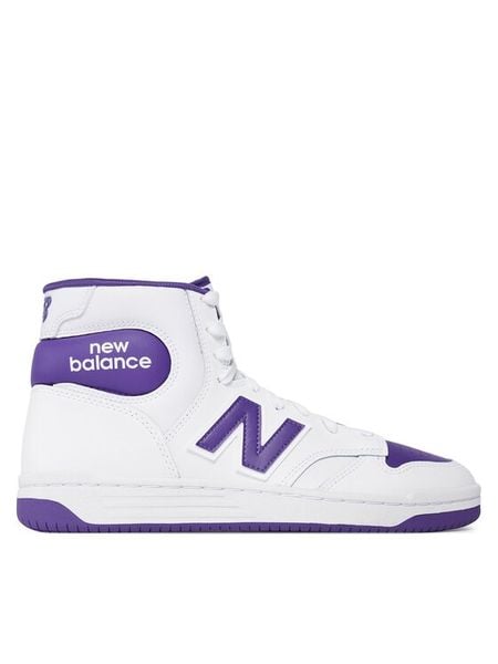 New Balance Sneakersy BB480SCE Biały. Białe buty sportowe na co dzień męskie New Balance, m, bez wzorów, ze skóry, bez ramiączek, bez kaptura. Za 339.99 zł.