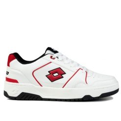 Buty męskie sportowe do chodzenia Lotto BOXSCORE. Białe buty do biegania męskie Lotto, bez wzorów, bez zapięcia, trekkingowe. Za 149.00 zł.