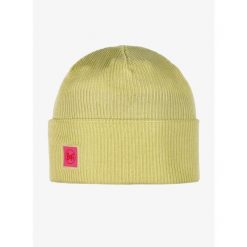Czapka zimowa Buff Crossknit Beanie - sheen yellow. Zielone czapki męskie Buff, na zimę, bez wzorów, sportowe. Za 169.90 zł.