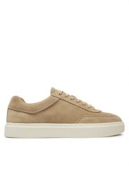 Calvin Klein Sneakersy Lace Up Suede HM0HM01792 Beżowy. Brązowe buty sportowe na co dzień męskie Calvin Klein, m, bez wzorów, ze skóry, bez ramiączek, bez kaptura. Za 399.99 zł.