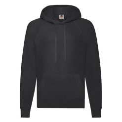 Lekka Męska Bluza Z Kapturem. Czarne bluzy nierozpinane męskie Fruit of the Loom, m, bez wzorów, bez ramiączek, z kapturem. Za 73.99 zł.