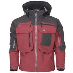Kurtka wędkarska do brodzenia Taimen Tugur Brick. Czerwone kurtki męskie TAIMEN, m, bez wzorów, sportowe, bez ramiączek, bez kaptura. Za 699.99 zł.