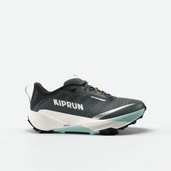 Buty do biegania w terenie męskie Kiprun Kipsummit. Zielone buty do biegania męskie KIPRUN, bez wzorów, bez zapięcia, do biegania. Za 399.96 zł.