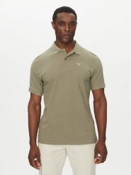 Barbour Polo Original Sports MML0358OL38 Khaki Regular Fit. Brązowe koszulki polo męskie Barbour, m, bez wzorów, z bawełny, bez kołnierzyka, bez ramiączek. Za 269.99 zł.