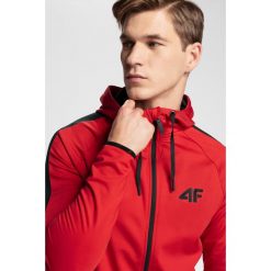 Bluza funkcyjna męska 4Hills BLMF200A - czerwony. Bluzy rozpinane męskie marki 4f. Za 199.99 zł.