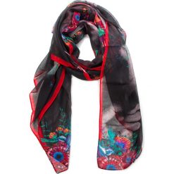 Szal DESIGUAL - 18WAWW42 2000. Czarne szaliki męskie Desigual, z materiału. Za 149.90 zł.