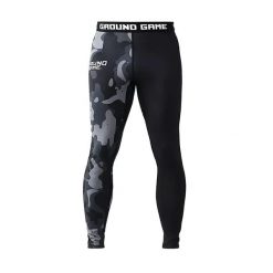 Legginsy do MMA męskie Ground Game Moro 4.0. Szare bielizna termoaktywna męska GROUND GAME, m, bez wzorów. Za 179.00 zł.