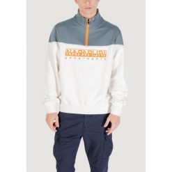 Bluza Mężczyzna NAPAPIJRI B-SATURNIA HZ. Białe bluzy nierozpinane męskie Napapijri, m, bez wzorów, z bawełny, casualowe, bez ramiączek, bez kaptura. W wyprzedaży za 405.90 zł.