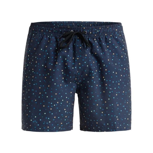 Szorty kąpielowe dla Mężczyzn EVERYDAY STRAIGHT 15" Czarny. Niebieskie kąpielówki męskie Quiksilver, bez wzorów, z materiału, sportowe. Za 199.99 zł.