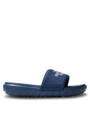 The North Face Klapki M Never Stop Cush Slide NF0A8A909F41 Granatowy. Niebieskie klapki i japonki męskie The North Face, bez wzorów, z tworzywa sztucznego. Za 129.99 zł.