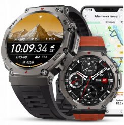 ZEGAREK SMARTWATCH MĘSKI WODOODPORNY ROZMOWY MENU PL SPORT GPS SMART WATCH. Zegarki męskie JG Smart. Za 484.12 zł.