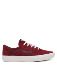 Vans Tenisówki SK8-Low VN0009QRRED1 Czerwony. Czerwone trampki męskie Vans, bez wzorów, ze skóry, bez zapięcia. Za 249.99 zł.