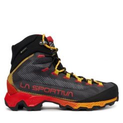Trekkingi La Sportiva. Czarne buty trekkingowe męskie La Sportiva, bez wzorów, bez zapięcia, trekkingowe. Za 1,199.00 zł.