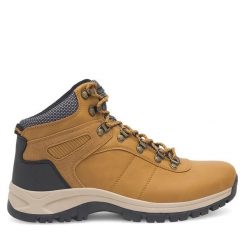 Trekkingi Sprandi. Brązowe buty trekkingowe męskie Sprandi, bez wzorów, sportowe, bez obcasa, bez zapięcia. Za 199.99 zł.