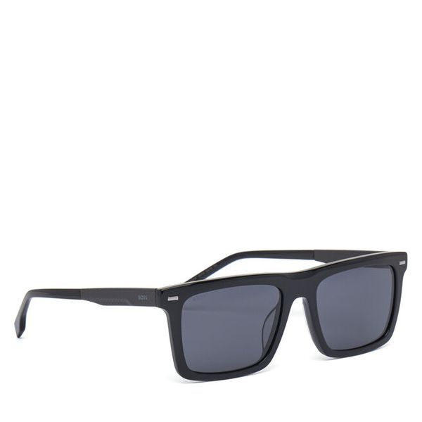 Okulary przeciwsłoneczne BOSS. Czarne okulary przeciwsłoneczne męskie Boss, bez wzorów. Za 639.99 zł.