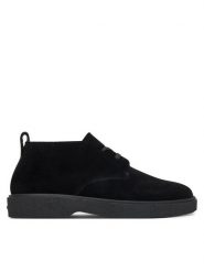 Calvin Klein Sneakersy Text Rubber Desert Boot Su HM0HM01978 Czarny. Czarne buty sportowe na co dzień męskie Calvin Klein, m, bez wzorów, ze skóry, bez ramiączek, bez kaptura. Za 589.99 zł.