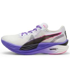 Buty Do Biegania Puma Deviate Nitro Elite 3 Digitokyo Dorośli. Białe buty do biegania męskie Puma, bez wzorów, bez zapięcia, do biegania. Za 979.00 zł.