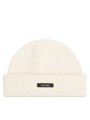 Calvin Klein Czapka Docker K50K512360 Écru. Czapki męskie Calvin Klein, na zimę, bez wzorów, z materiału. Za 209.99 zł.