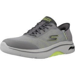 Buty SKECHERS GO WALK ARCH 2.0 Szary. Szare buty sportowe na co dzień męskie Skechers, m, bez wzorów, z syntetyku, bez ramiączek, bez kaptura. Za 464.99 zł.