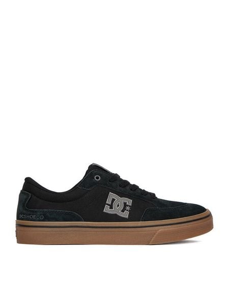 DC Shoes Tenisówki EO-MC-250623YX Czarny. Czarne trampki męskie DC Shoes, bez wzorów, ze skóry, bez zapięcia. Za 249.99 zł.