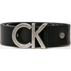 Calvin Klein Jeans - Pasek. Czarne paski męskie Calvin Klein Jeans, w paski, z jeansu. Za 219.90 zł.