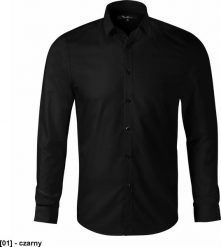 MALFINI Dynamic 262 - ADLER - Koszula męska, 105 g/m2, 60 % bawełna, 40 % poliester - czarny 2XL. Czarne koszule męskie Malfini, m, bez wzorów, z bawełny, bez kołnierzyka, bez ramiączek. Za 89.59 zł.