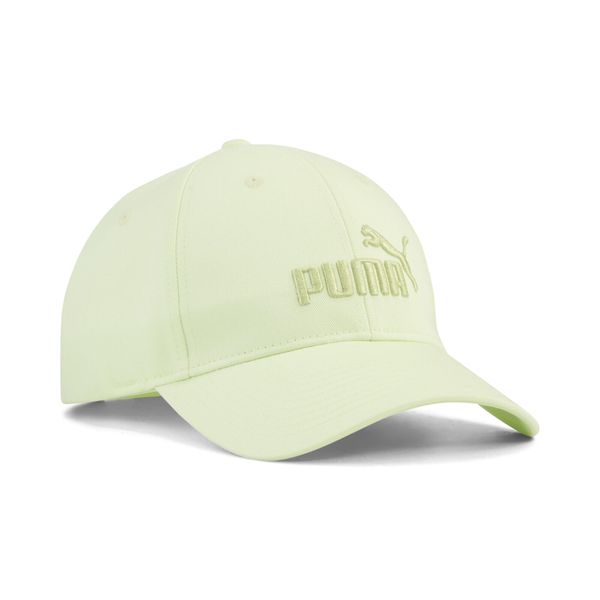 Czapka z daszkiem Essentials Elevated PUMA. Zielone czapki męskie Puma, bez wzorów, sportowe. Za 89.00 zł.