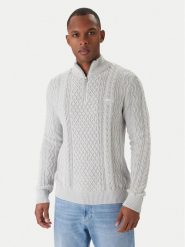 Tommy Jeans Sweter DM0DM22103 Écru Regular Fit. Kardigany męskie Tommy Jeans, m, bez wzorów, z bawełny, bez ramiączek. Za 559.99 zł.