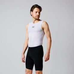 Krótkie spodenki kolarskie do kolarstwa górskiego. Czarne szorty sportowe męskie ACELERA, bez wzorów, sportowe. W wyprzedaży za 169.16 zł.