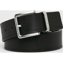 Armani Exchange - Pasek skórzany. Paski męskie marki Armani Exchange. Za 379.90 zł.