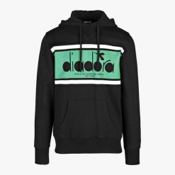 Bluza męska DIADORA HOODIE SPECTRA. Czarne bluzy nierozpinane męskie Diadora, m, bez wzorów, bez ramiączek, bez kaptura. Za 99.99 zł.