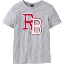 T-shirt Slim Fit bonprix jasnoszary melanż. T-shirty sportowe męskie marki bonprix. Za 24.99 zł.
