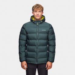 Kurtka turystyczna męska zimowa Alpinus Felskinn II. Zielone kurtki męskie Alpinus, na zimę, m, bez wzorów, sportowe, bez ramiączek, bez kaptura. Za 449.00 zł.