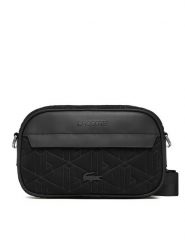 Lacoste Saszetka NH5175BG Czarny. Czarne saszetki męskie Lacoste, bez wzorów, ze skóry. Za 549.99 zł.