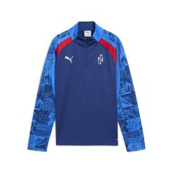 Młodzieżowa bluza piłkarska Neymar Jr Playmaker z zamkiem 1/4 PUMA. Biała kurtki treningowe męskie Puma, m, bez wzorów, bez kaptura, do biegania. Za 199.00 zł.