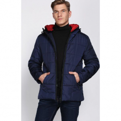 Ciemnoniebieska Kurtka Dance Man. Czarne kurtki męskie Born2be. Za 149.99 zł.