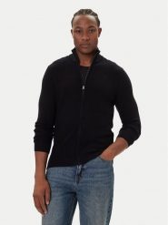 Mustang Kardigan Escondido 1016847 Czarny Regular Fit. Czarne kardigany męskie Mustang, m, bez wzorów, z bawełny, bez ramiączek. Za 239.99 zł.