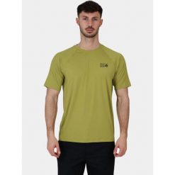 Koszulka sportowa męska Mountain Hardwear Crater Lake. Zielone t-shirty sportowe męskie MOUNTAIN HARDWEAR, m, bez wzorów, sportowe, bez ramiączek. Za 239.00 zł.