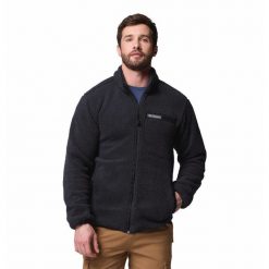 Bluza Mężczyzna COLUMBIA Rugged Ridge™ High Pile Full Zip. Czarne bluzy nierozpinane męskie Columbia, m, bez wzorów, bez ramiączek, bez kaptura. Za 362.55 zł.