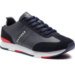 Sneakersy TOMMY HILFIGER - Leather Material Mix Runner FM0FM02142 Midnight 403. Buty sportowe na co dzień męskie marki Tommy Hilfiger. Za 449.00 zł.