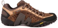 Buty trekkingowe męskie Merrell Intercept beżowe r. 41 (J73705). Brązowe buty trekkingowe męskie Merrell, bez wzorów, bez zapięcia. Za 559.92 zł.