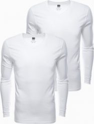 Ombre Zestaw longsleeve męski z długim rękawem - mix 2-pak V3 Z41 r. M. Koszulki męskie z długim rękawem Ombre, m, bez wzorów, bez kołnierzyka, bez ramiączek. Za 139.99 zł.