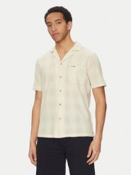 Guess Koszula F5GH03 WH431 Beżowy Regular Fit. Brązowe koszule męskie Guess, l, z aplikacjami, z bawełny, bez kołnierzyka, bez ramiączek. Za 359.99 zł.
