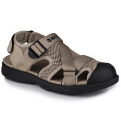 Sandały męskie do chodzenia HI-TEC WESTON. Brązowe buty zimowe męskie Hi-tec, bez wzorów, sportowe, bez obcasa, bez zapięcia. Za 159.00 zł.