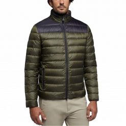 Kurtka GEOX M REGIO SHORT JKT Zielony. Zielone kurtki męskie Geox, m, bez wzorów, z tkaniny, casualowe, bez ramiączek, bez kaptura. Za 605.99 zł.